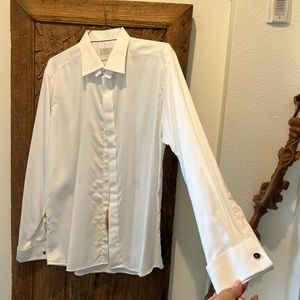 Men’s Eton Tuxedo Shirt, Contempoary fit.  Flawless, LIKE NEW!